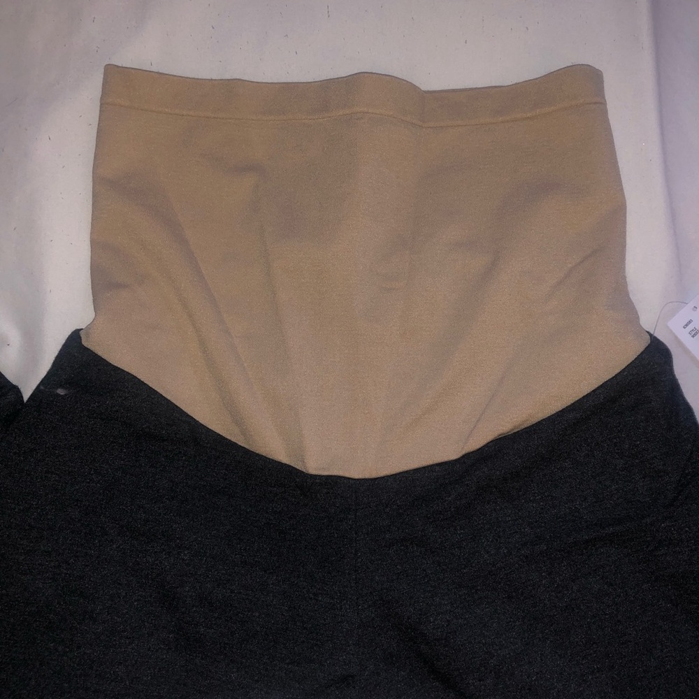 Charcoal grey maternity leggings 2x from Motherhood